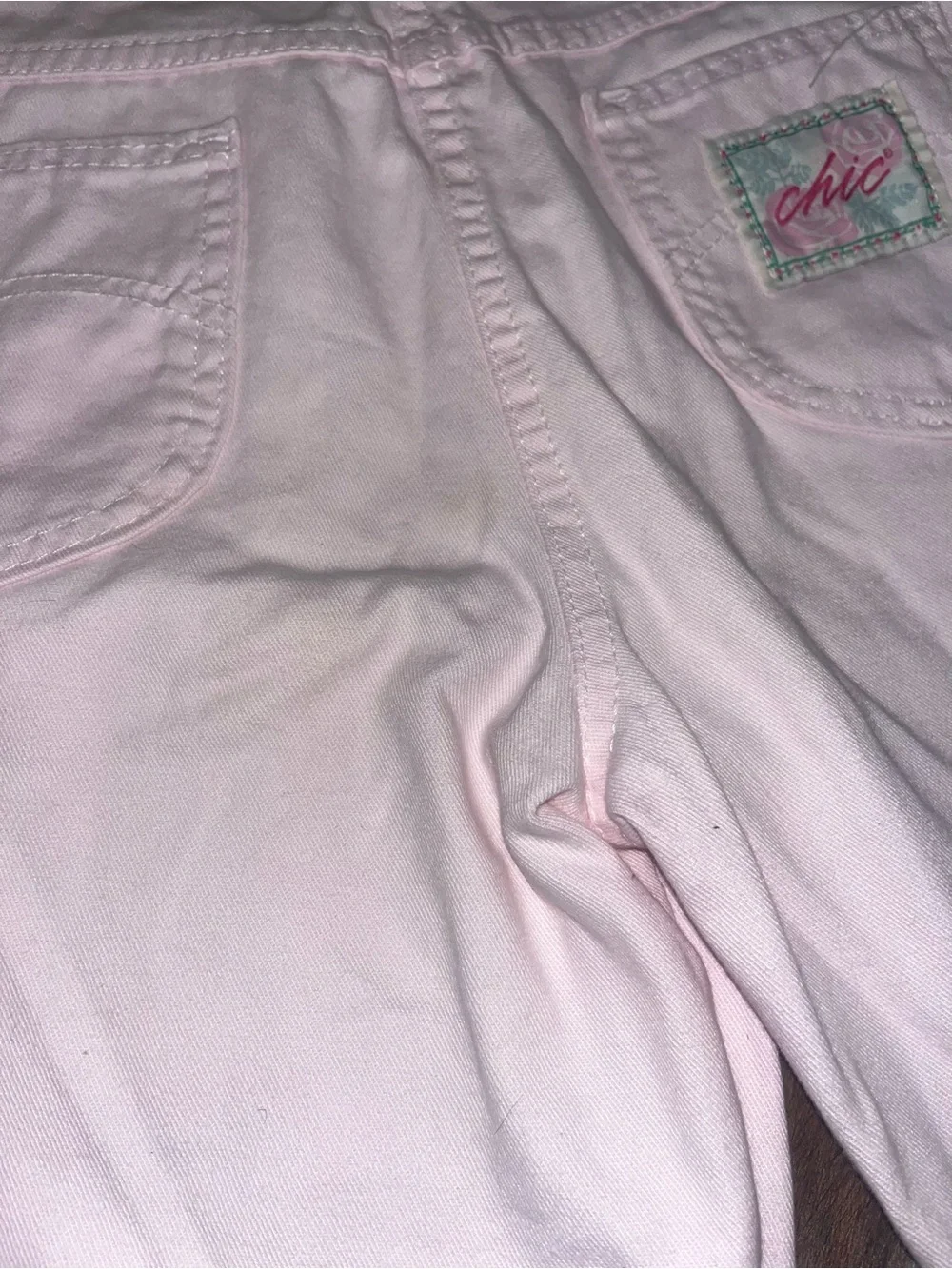 Vintage CHIC brand light pink Bermuda shorts size 24 (0) GUC